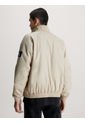Chaqueta Bomber De Poliéster Reciclado Hombre Beige Calvin Klein de Calvin Klein