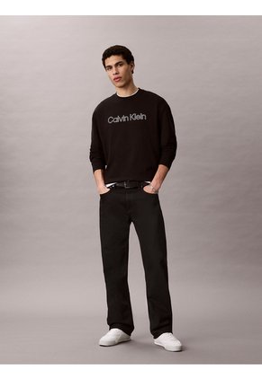 Saco Negro Con Gráfico De Logo Calvin Klein