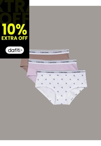 Panties Celeste Para Niña Modern Classic De Algodón Stretch Calvin Klein Calvin Klein