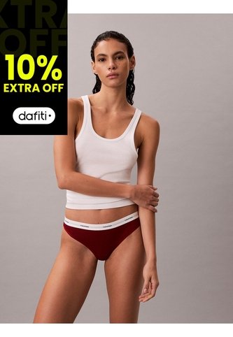 Tanga Roja - Cotton Stretch Rib Calvin Klein Calvin Klein