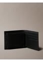 Billetera Negra Plegable De Cuero Calvin Klein de Calvin Klein