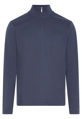 Camiseta Azul Con Cuello Alto Y Media Cremallera Calvin Klein Calvin Klein