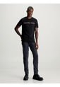 Camiseta Slim Con Logo Hombre Negro Calvin Klein de Calvin Klein