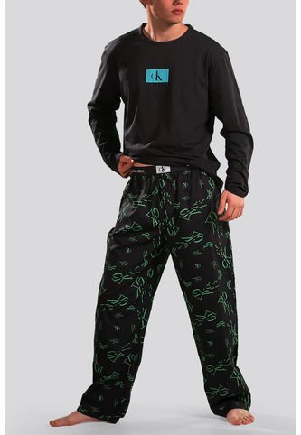 Conjunto Negro De Pijama - CK96 Calvin Klein Calvin Klein