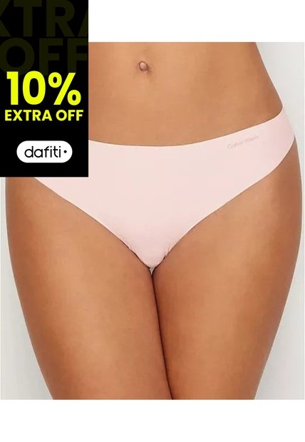 Pantie Rosada Tipo Tanga En Microfibra Para Mujer Calvin Klein