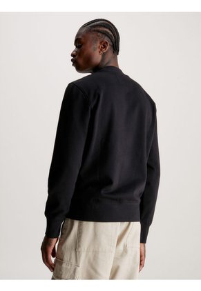 Saco Con Monograma De Bloque Color Hombre Negro Calvin Klein