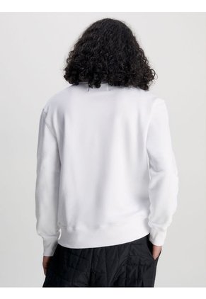 Saco De Felpa Y Algodón Con Logo Hombre Blanco Calvin Klein