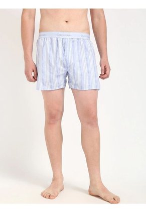 Pantaloneta Celeste De Pijama De Popelín De Algodón Calvin Klein