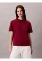 Camiseta Roja Interlock Con Emblema CK Calvin Klein de Calvin Klein