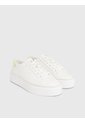 Tenis Blanco Blanco Con Plataforma Y Monograma Calvin Klein de Calvin Klein