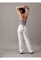 Top Azul Denim Con Cierre Anudado En Espalda Calvin Klein de Calvin Klein