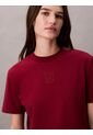 Camiseta Roja Interlock Con Emblema CK Calvin Klein de Calvin Klein
