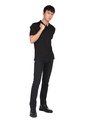 Polo Negro Liquid Touch Con Logo Calvin Klein de Calvin Klein