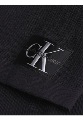 Saco Negro Cropped Con Cuello En V Para Mujer Calvin Klein