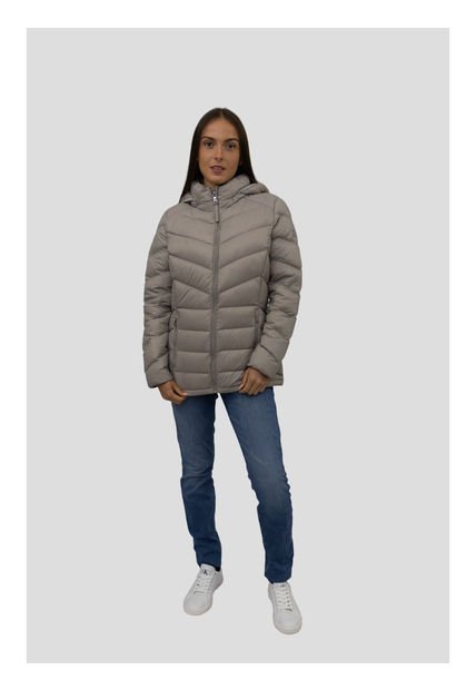 Rompe Beige Viento Acolchado Plegable Calvin Klein