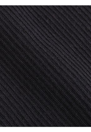 Saco Negro Cropped Con Cuello En V Para Mujer Calvin Klein