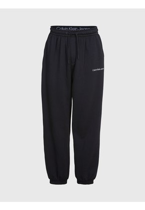 Jogger Negro De Chándal Holgado Algodón Calvin Klein