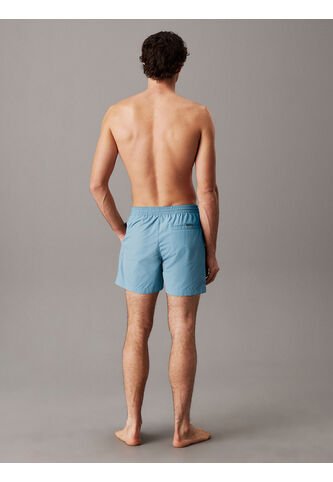 Traje Celeste De Baño De Largo Medio Con Cordón - Logo Tape Calvin Klein Calvin Klein