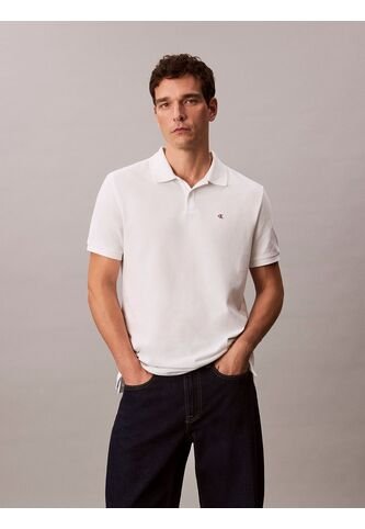 Polo Gris Clásico De Piqué De Algodón Calvin Klein Calvin Klein