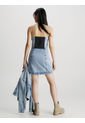 Vestido Corsé De Mezclilla Reciclada Mujer Azul Calvin Klein de Calvin Klein