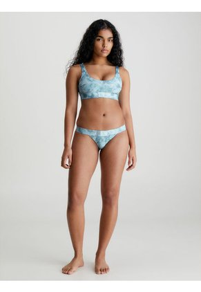 Top Vestido De Baño Estampado - Ck Authentic Para Mujer Calvin Klein