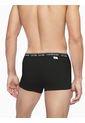 Ropa Interior 3 Pack Low Rise Trunk Algodón Ck One Negro Calvin Klein de Calvin Klein
