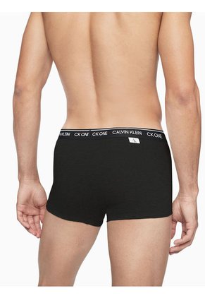 Ropa Interior 3 Pack Low Rise Trunk Algodón Ck One Negro Calvin Klein
