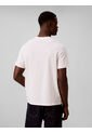 Camiseta Blanca Con Gráfico De Logo Calvin Klein de Calvin Klein