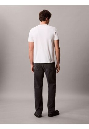 Camiseta Beige Sport Con Mini Monograma Calvin Klein