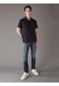 Camisa Negra Manga Corta De Tejido Interlock Suave Calvin Klein de Calvin Klein