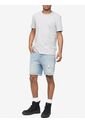 Camiseta Manga Corta Smooth Algodón Solid Hombre G Gris Calvin Klein de Calvin Klein