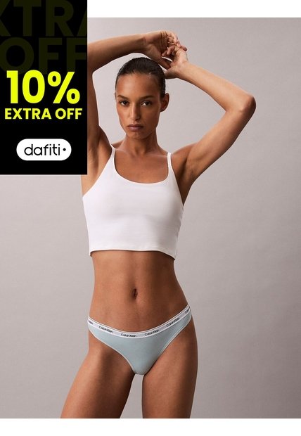 Tanga Azul - Modern Logo Calvin Klein