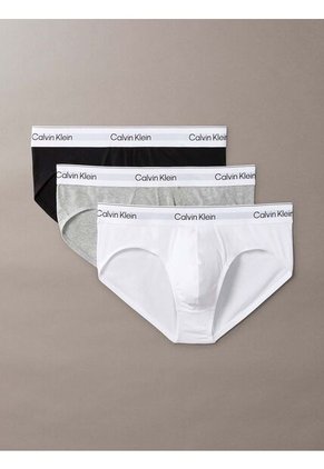 Pack Multicolor De 3 Slips De Cadera - Icon Cotton Stretch Calvin Klein