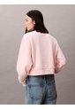 Saco Rosa Cropped Con Logo En Insignia Calvin Klein de Calvin Klein