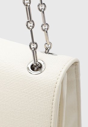 Bolso Calvin Klein Chain Marfil