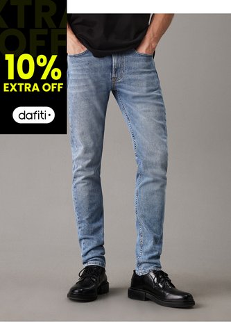 Jeans Azul Slim Tapere Para Hombre Calvin Klein Calvin Klein