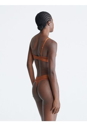 Pantie Cafe Tipo Tanga Con Encaje Tonal - Intrinsic Calvin Klein