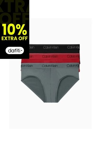 Pack Negro De 3 Slip - Micro Stretch Calvin Klein Calvin Klein