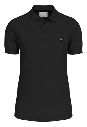 Polo Negra Slim De Algodón Elástico Calvin Klein Calvin Klein