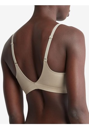 Top Con Logo Distintivo Gris Calvin Klein