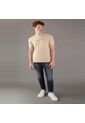 Camiseta Beige Con Logo Institutional Bicolor Calvin Klein de Calvin Klein