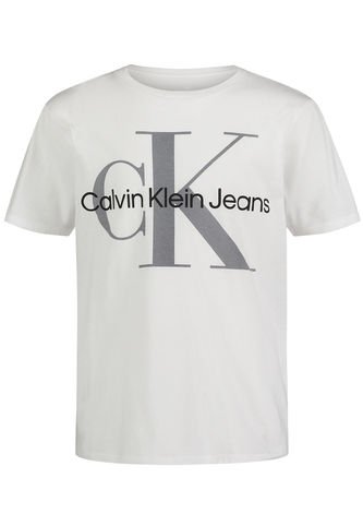 Camiseta Blanca Con Monograma Para Niño Calvin Klein Calvin Klein
