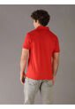 Polo Rojo Clásico Con Monograma Bordado Calvin Klein de Calvin Klein