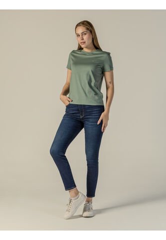 Camiseta Verde De Algodón Con Logo De Archivo Calvin Klein Calvin Klein