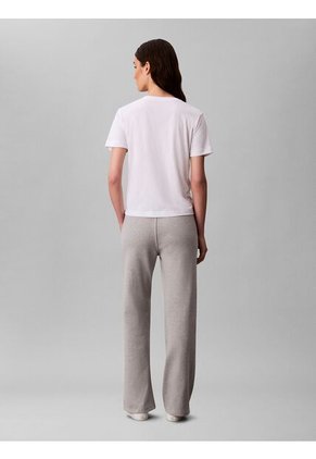 Pantalón Gris Deportivo De Felpa Francesa Con Logo Retro Calvin Klein