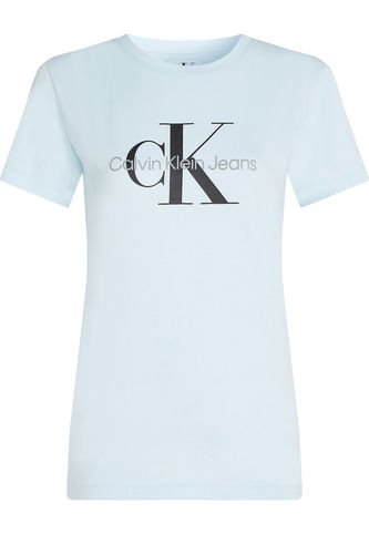 Camiseta Azul Regular Fit Con Logo Calvin Klein Calvin Klein