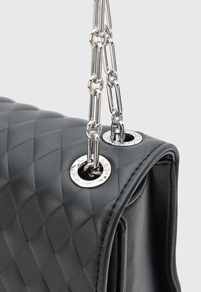 Bolso Manos Libres Calvin Klein Mini Quilt Negro