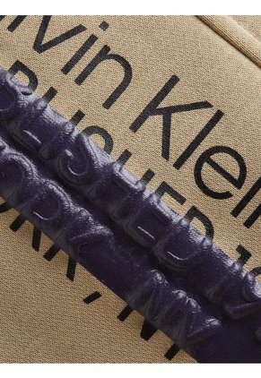 Joggers Con Logo Hombre Beige Calvin Klein