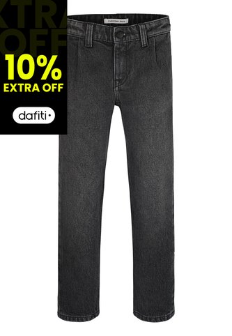 Jeans Gris Recto Para Niños Calvin Klein Calvin Klein