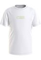 Camiseta Blanca Con Estampado De Ondas Para Niños Calvin Klein de Calvin Klein